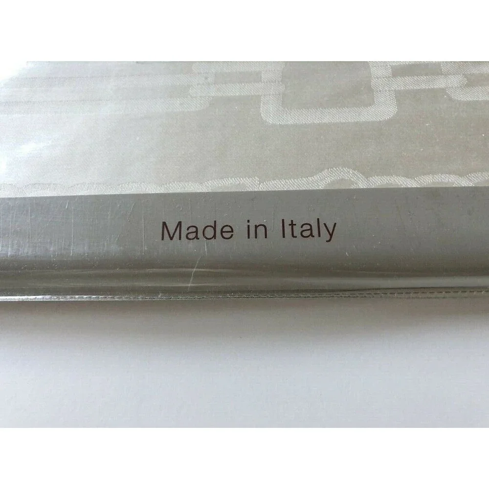 Signoria Firenze Tiffany Euro Pillow Shams Set of 2 Ivory 26x26 Made In Italy